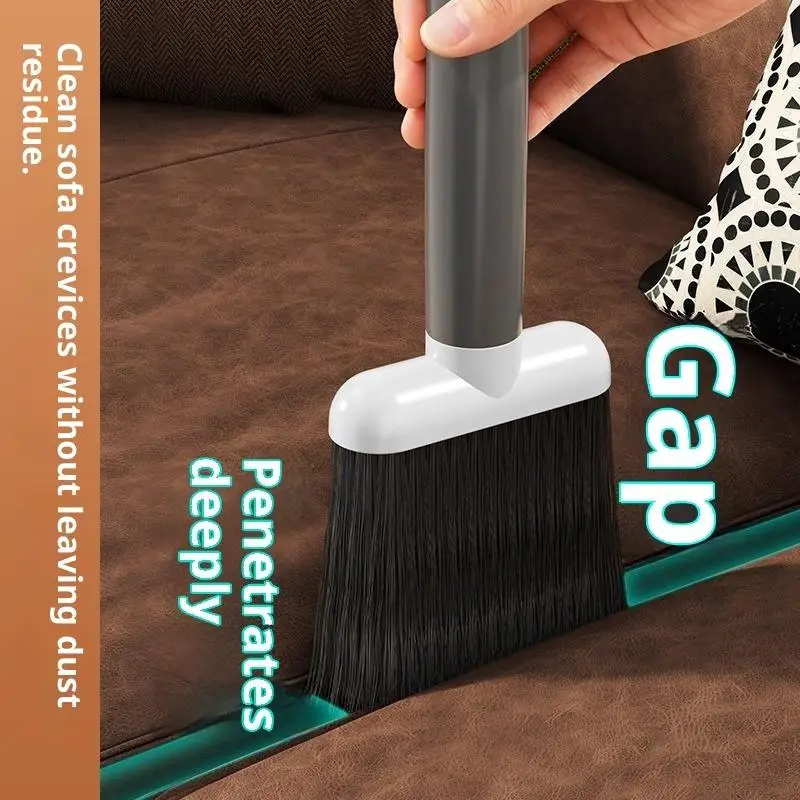 Weiche Borsten-Handstaubbürste, multifunktional, mit Aufhängeloch, Spaltbürste zur Staubentfernung, ergonomische Reinigungsbürste für Fahrzeuge – Detail 4
