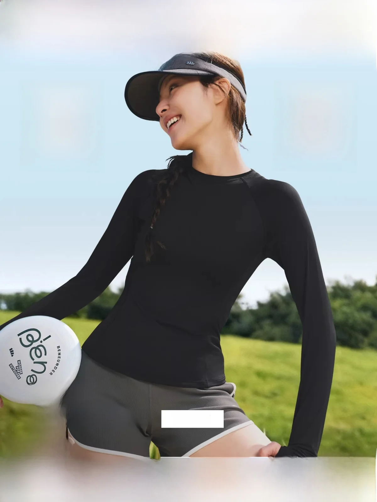 

Banana Le Women's Outdoor Long Sve Qui Dry T-irt Sun Protection Fitn Body a Bla Spor Sle round Ne