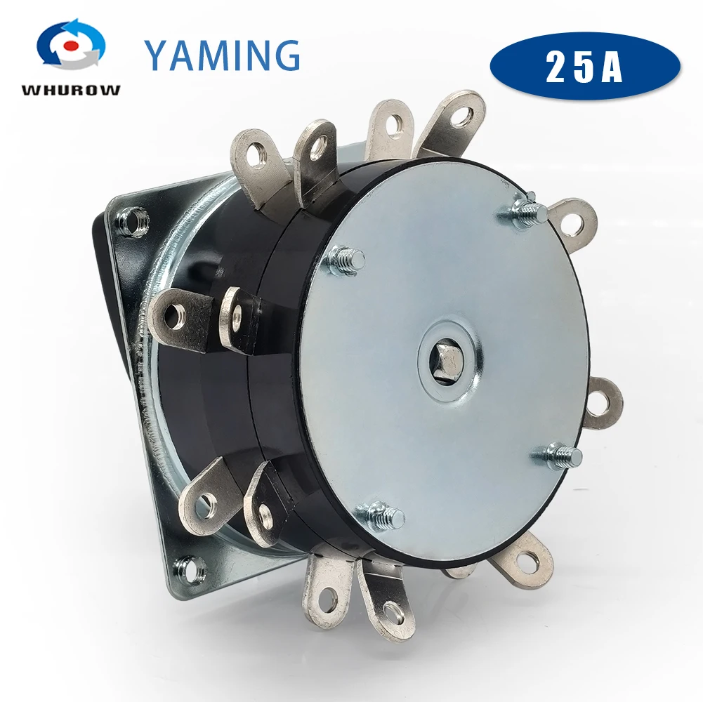 KDH-25/2*8 Welding Machine Rotary Switch Eight Positions 2 Levels 16 Brass Pins 25A Welder Changeover Selector