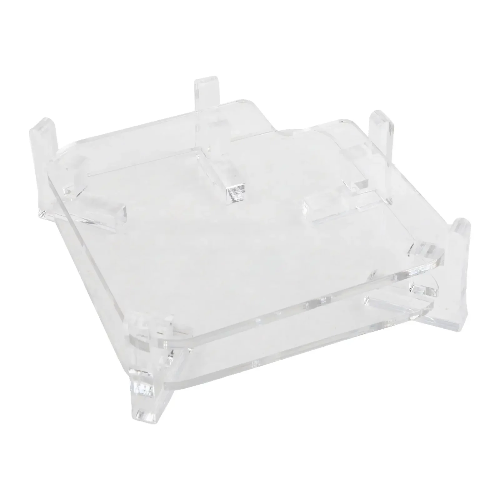 Desk-Friendly Acrylic Stand for Mac For Mini That Preserves Area While Improving Device Cooling and Accessibility
