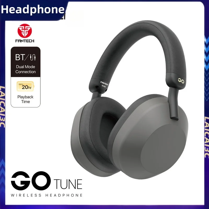 

FANTECH GO TUNE WH06 Wireless Bluetooth Gaming Headphone Dual Mode 40mm Driver 3.5mm Audio Cable Long endurance Headphone gift