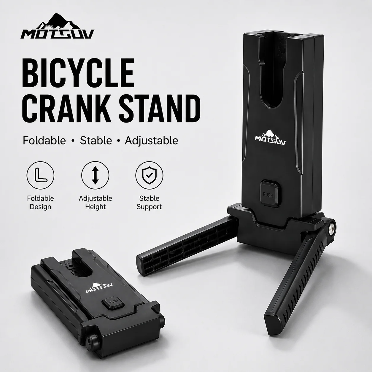 

4 PCS Lightweight Bicycle Side Stand Parking Rack Kickstand for Child MTB Road Bike Cycling Crank Stand Safety Parking Gear