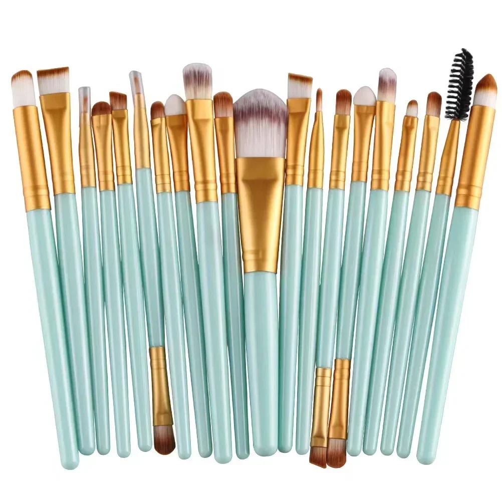 20 Stück Augenpinsel Kompletter Lidschattenpinsel Beauty Tool Explosives neutrales Logo Kostenloser Eyeliner-Pinsel