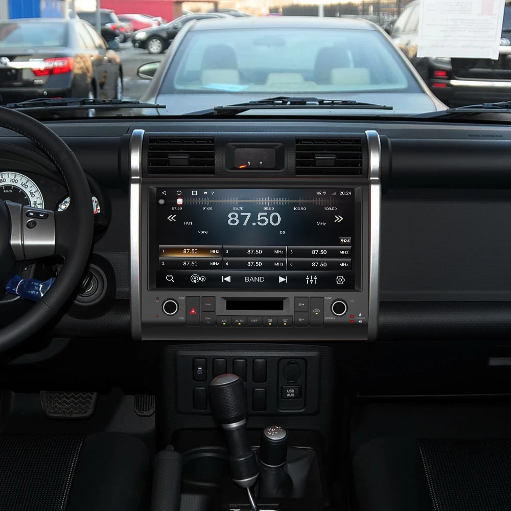 Player Multimídia Carplay de 13,3 Polegadas para FJ Cruiser 2007-2020, Rádio de Carro Android 11 Auto Sem Fio, Unidade Principal Navi