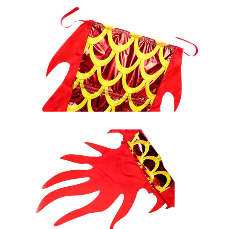 

6 Meters Chinese Dragon Dance Body Accessories Used With Head One Sided Outdoor Square Dancer Props Festival Supplies