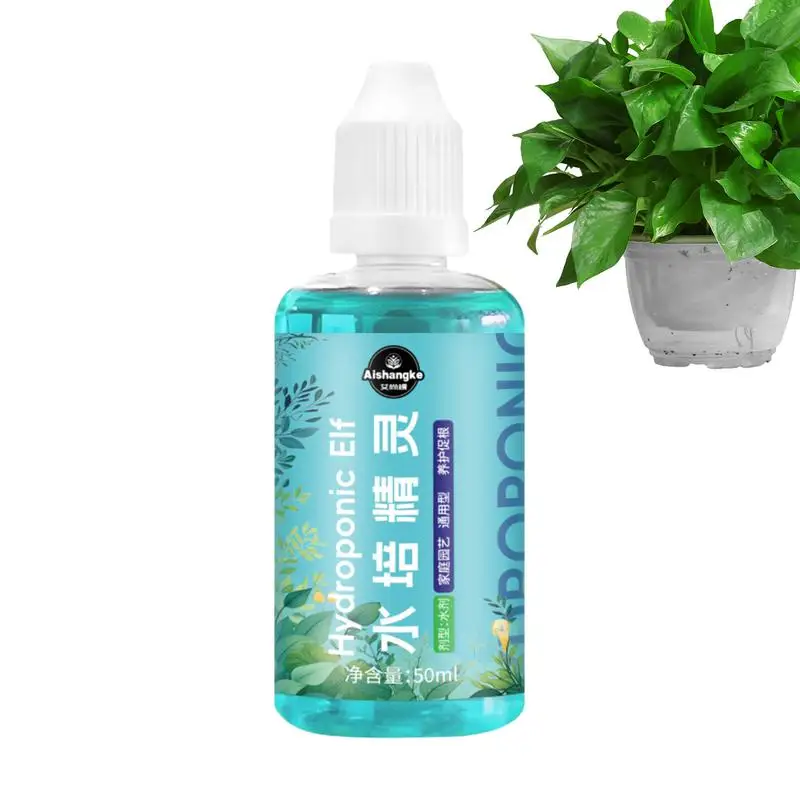 

Hydroponic Liquid Nutrients Plant Food 50ml Hydroponics Fertilizer Growth Solution Fast-Acting Liquid Plant Food Nutrient Rich