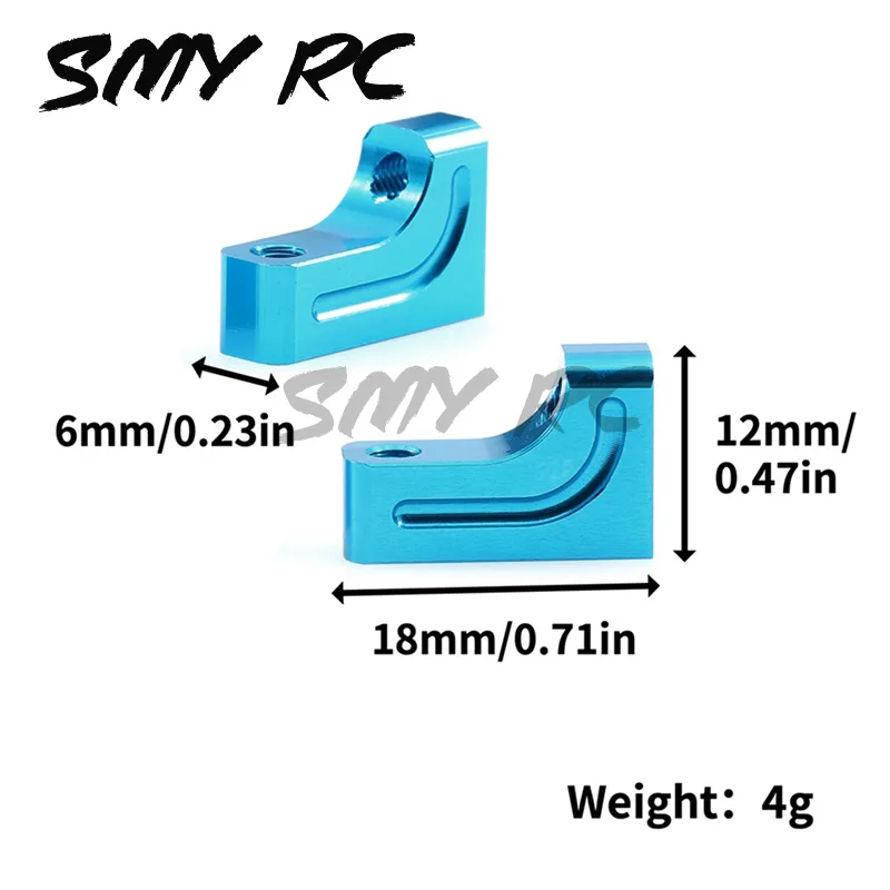 

2Pcs Metal Servo Mount Servo Fixed Bracket Stand For Tamiya TT02 XV01 TB03 TT-02 XV-01 TB-03 1/10 RC Car Upgrade Parts