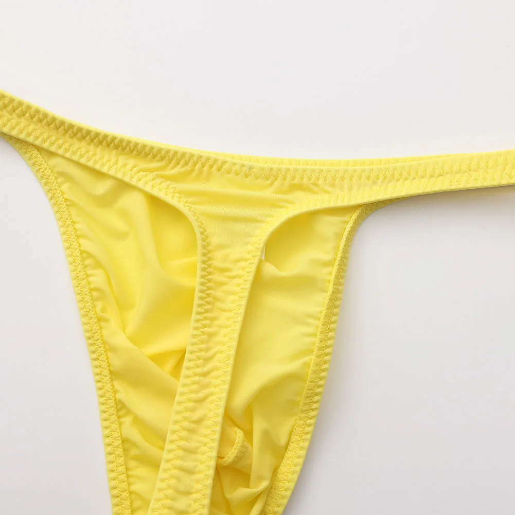 

Men High Elastic Underwear Low-waist Unisex Panties Gay Sissy Bulge Pouch Calcinha Erotic Lingerie Ultra Hot G-strings Thong