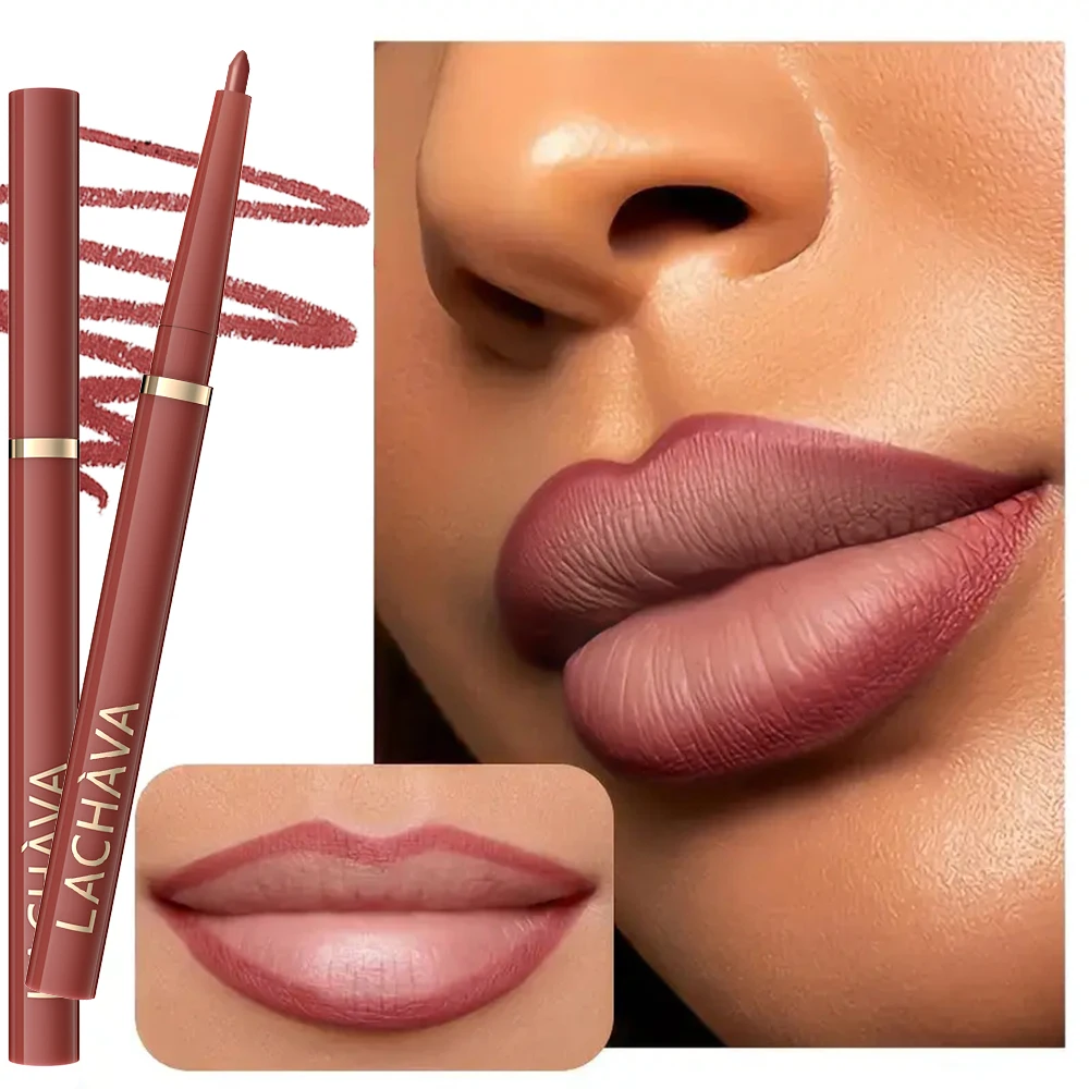 قلم تحديد شفاه مخملي غير لامع مقاوم للماء، يدوم طويلاً ومقاوم للكوب مع لمسة نهائية مخملية قطيفة |   أحمر الشفاه