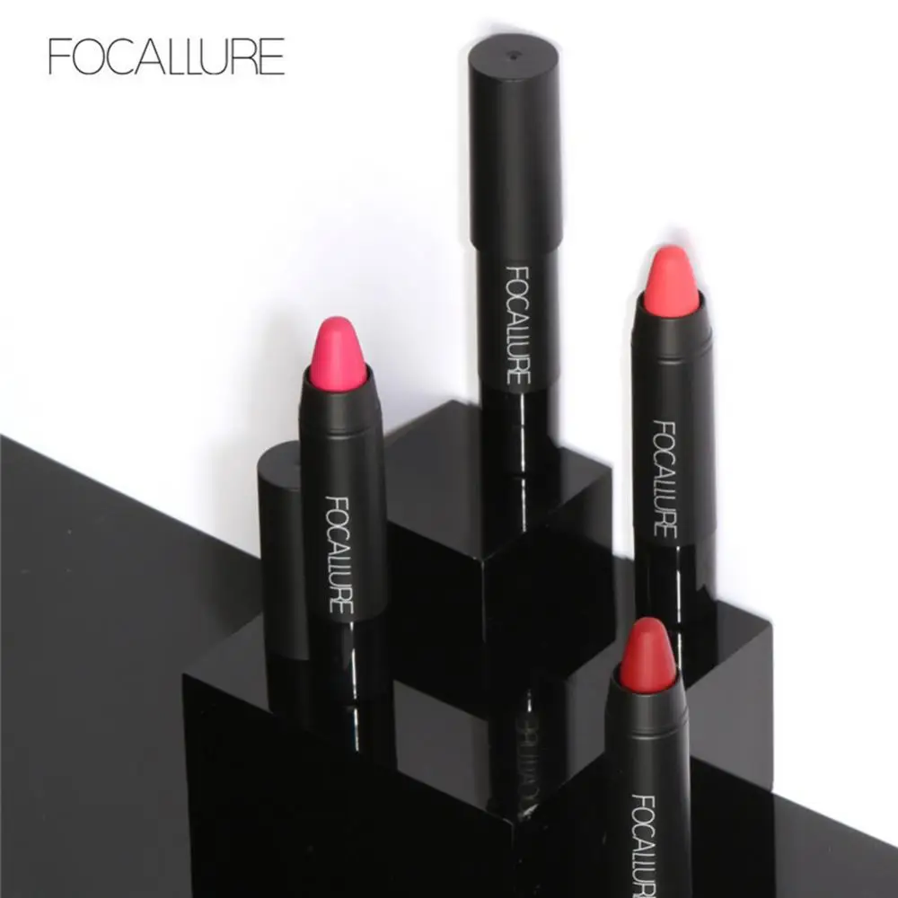 Velvet Matte Lipstick Non-stick Cup Lipstick Pen 14 Colors Lips Makeup Lipliner Lipstick Pencil Waterproof Portable Lip Stick