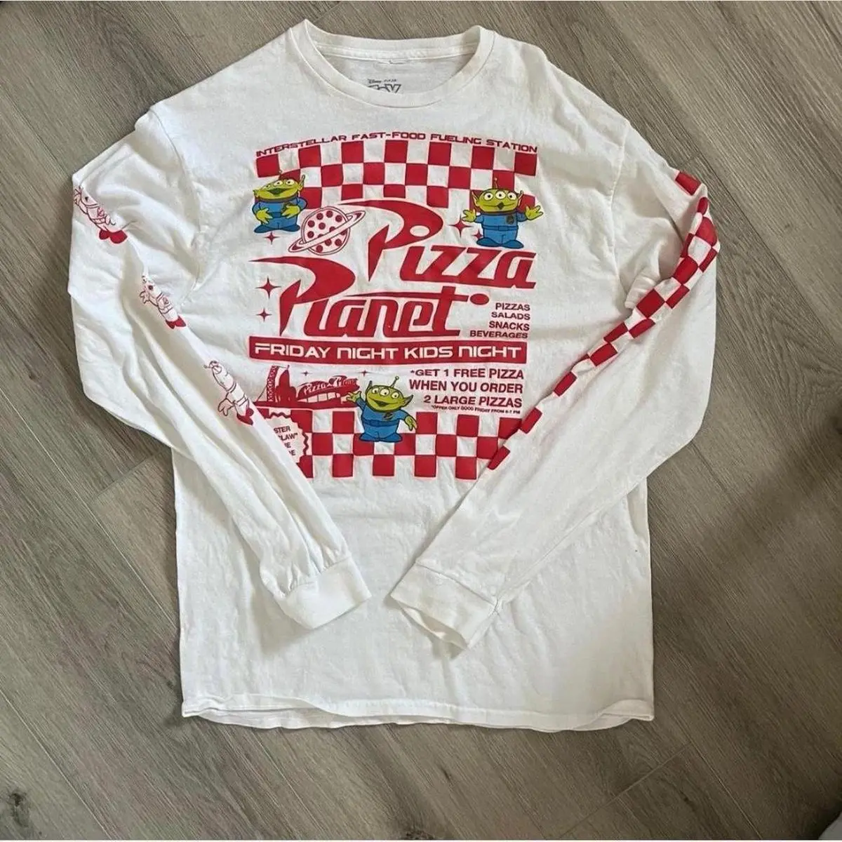 おすすめの高品質トイ・ストーリー-ピザプラネット-アメリカンレトロ-ストリート-ルーズ-ラウンドネック-長袖-tシャツ-カジュアル-快適なフィット感
