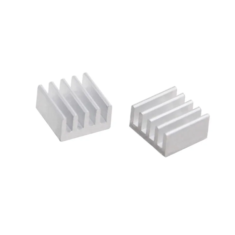 10pcs 11*11*5MM Heat Sink Dissipation Fin Aluminum Backing Adhesive Controller Board A4988 For Anet ET4 ET5 ET4X ET5X 3D Printer