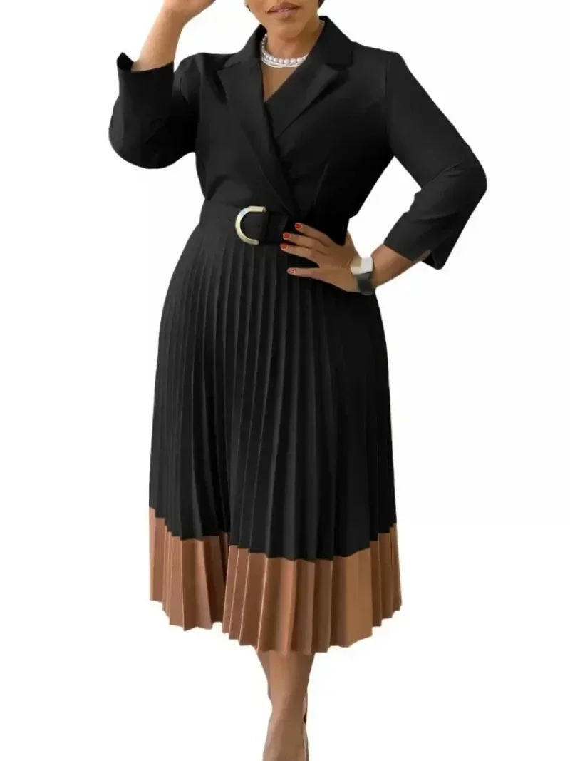 Plus Size Polyester African Dresses For Women Elegant Long Sleeve New Muslim Abayas Dashiki Robe Kaftan Dress Turkish Africa