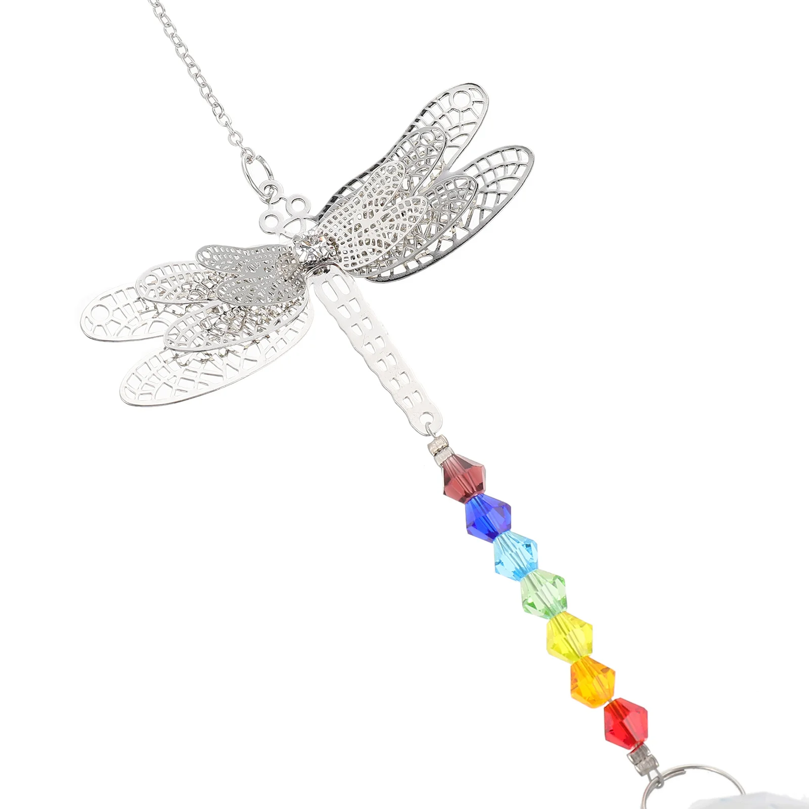 

1pc Dragonfly Pendant Crystal Hanging Decoration Diy Room Ornament New Year Party Festival Home Decor Gift For Women Ball