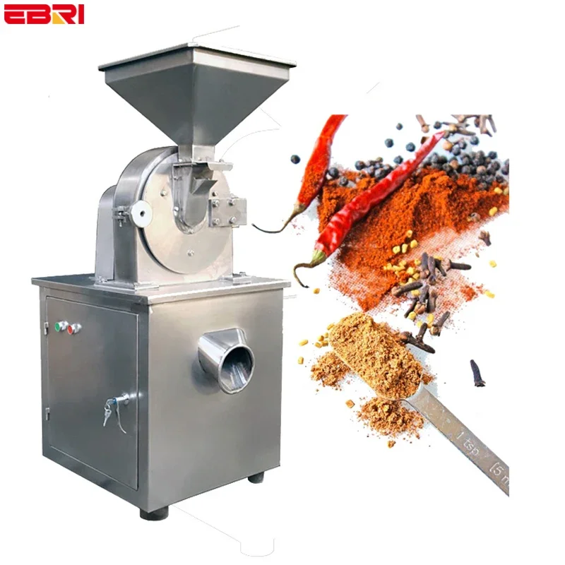 304 Stainless Steel Fine Powder Grinding Machine Dry Powder Pin Mill Making Machine For Corn/Soy Bean/Herbs Flours