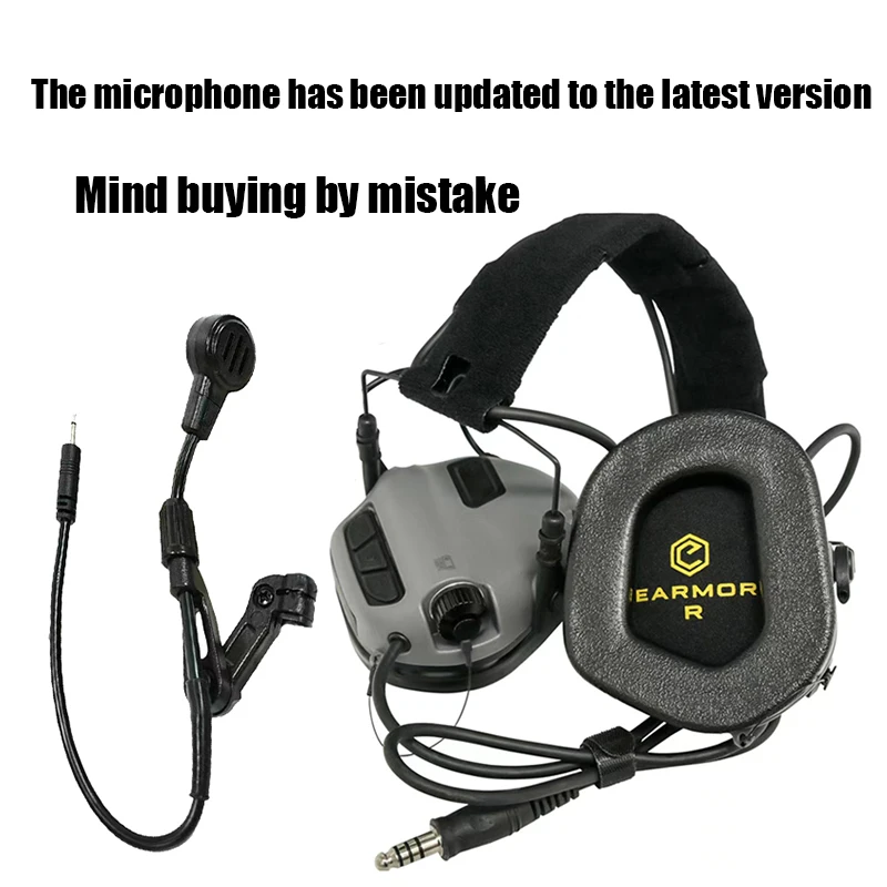 EARMOR-M32 Tactical Headset, M32-Mark3, Electronic Hearing Protection, Shooting Earmuffs, MilPro, MIL-STD-416