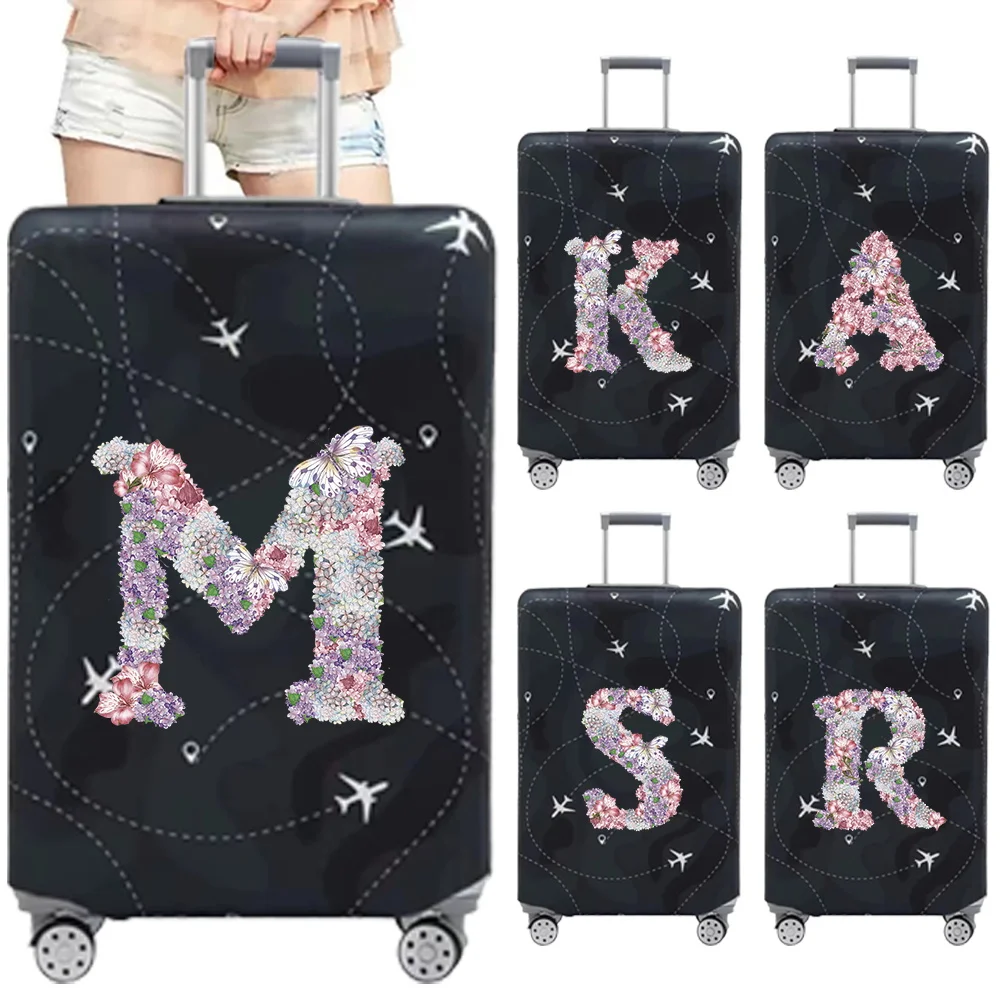 

Чехол для багажа, защитный чехол для дорожной сумки, эластичный пылезащитный чехол для багажа, серия Flower, 18-32 дюйма, дорожные аксессуары