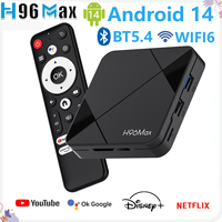 Smart Tvbox Android 14 RK3518 Quad Core A-53 And WIFI6 Bluetooth 5.4 4K 2GB 16GB Voice Remote Media Player Android Box TV 2025