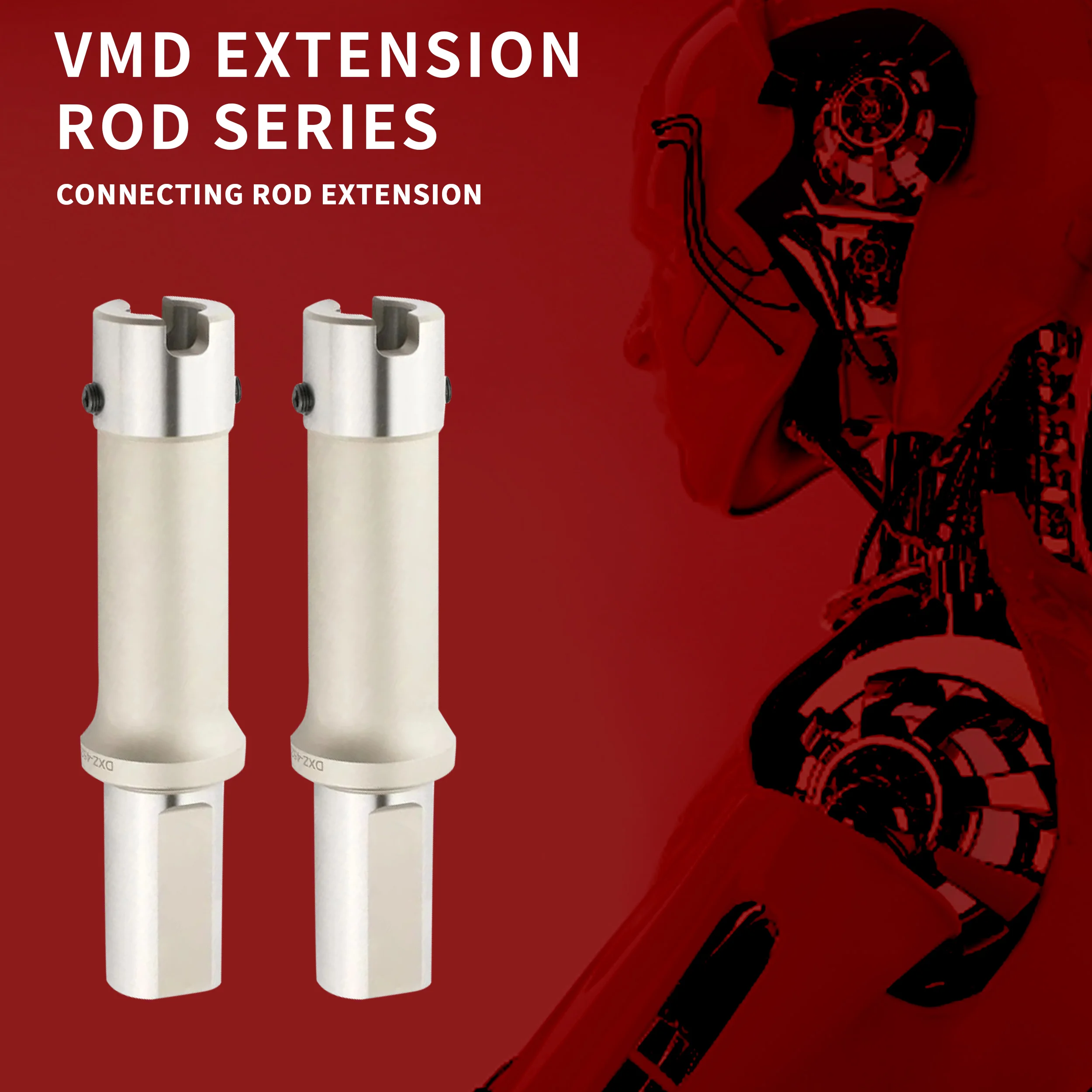 Imagem -03 - Vmd Joint Lever Estender Rod Dxz Conexão Drilling Bit Tools Holder Broca Conectar Haste de Extensão 100 mm 200 mm 300 mm 400 mm