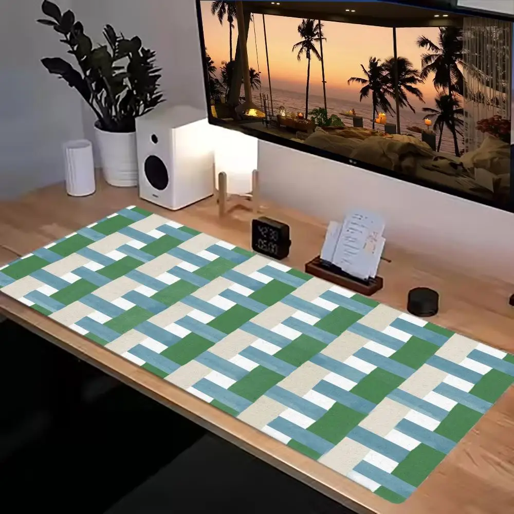 

Extra large stain-resistant thickened edge-locking office anti-slip desk pad keyboard pad gaming mouse pad