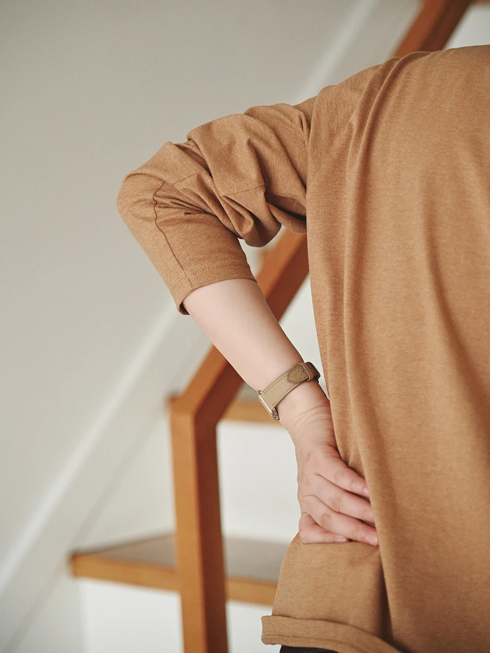 

Мужская хлопковая футболка-свитшот свободного кроя для базового слоя, повседневная, однотонная, весенняя