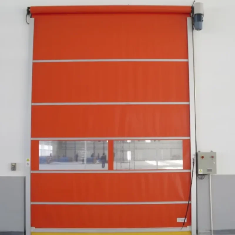 Manufacturer Hot Selling Customized High Speed Flexible Roller Shutter Door CE Certified Fire Prevention Modern Design for