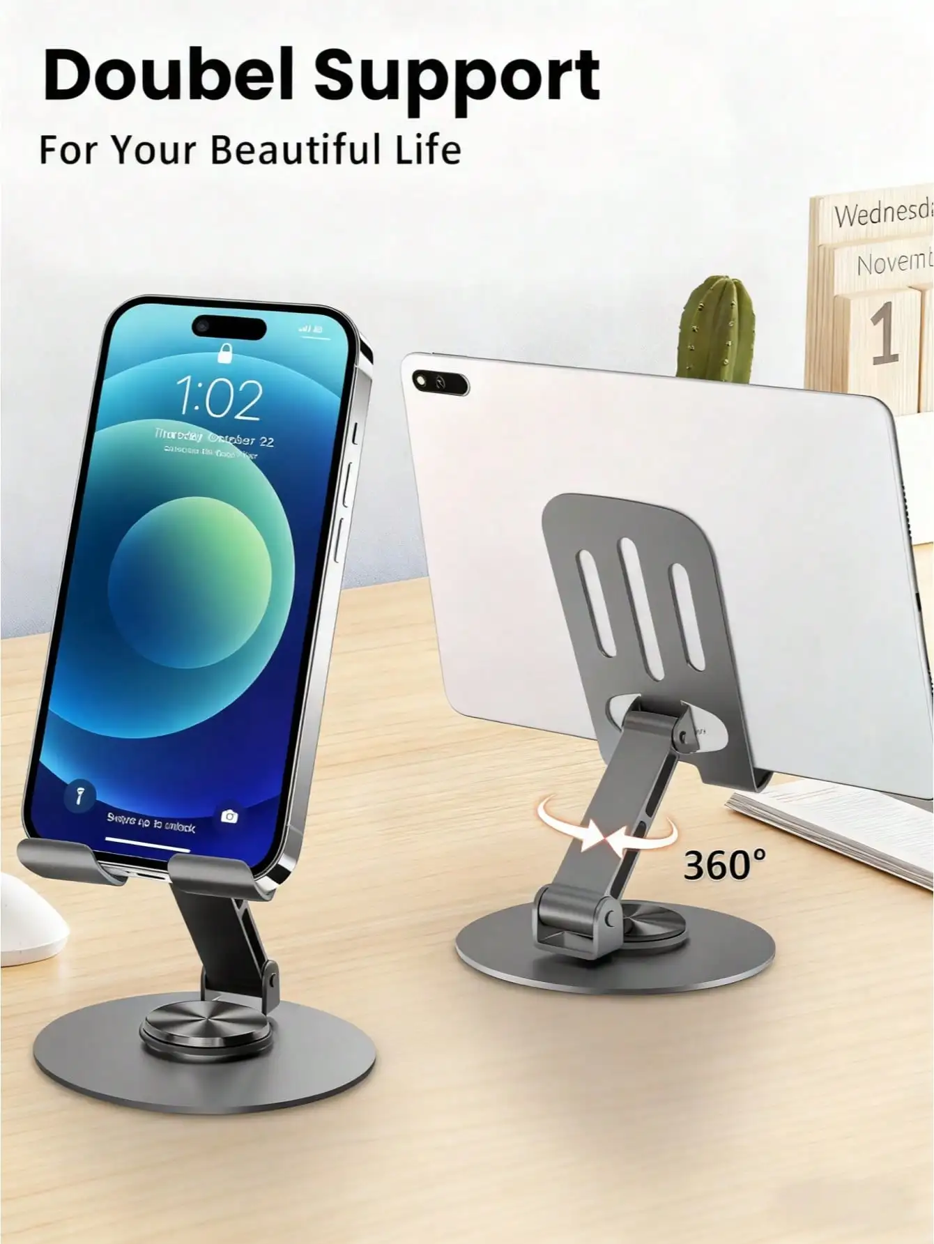 

Регулируемая и складная эргономичная подставка для телефона из поликарбоната, подходит для ежедневного использования в офисе, прочная и портативная, с возможностью просмотра под разными углами