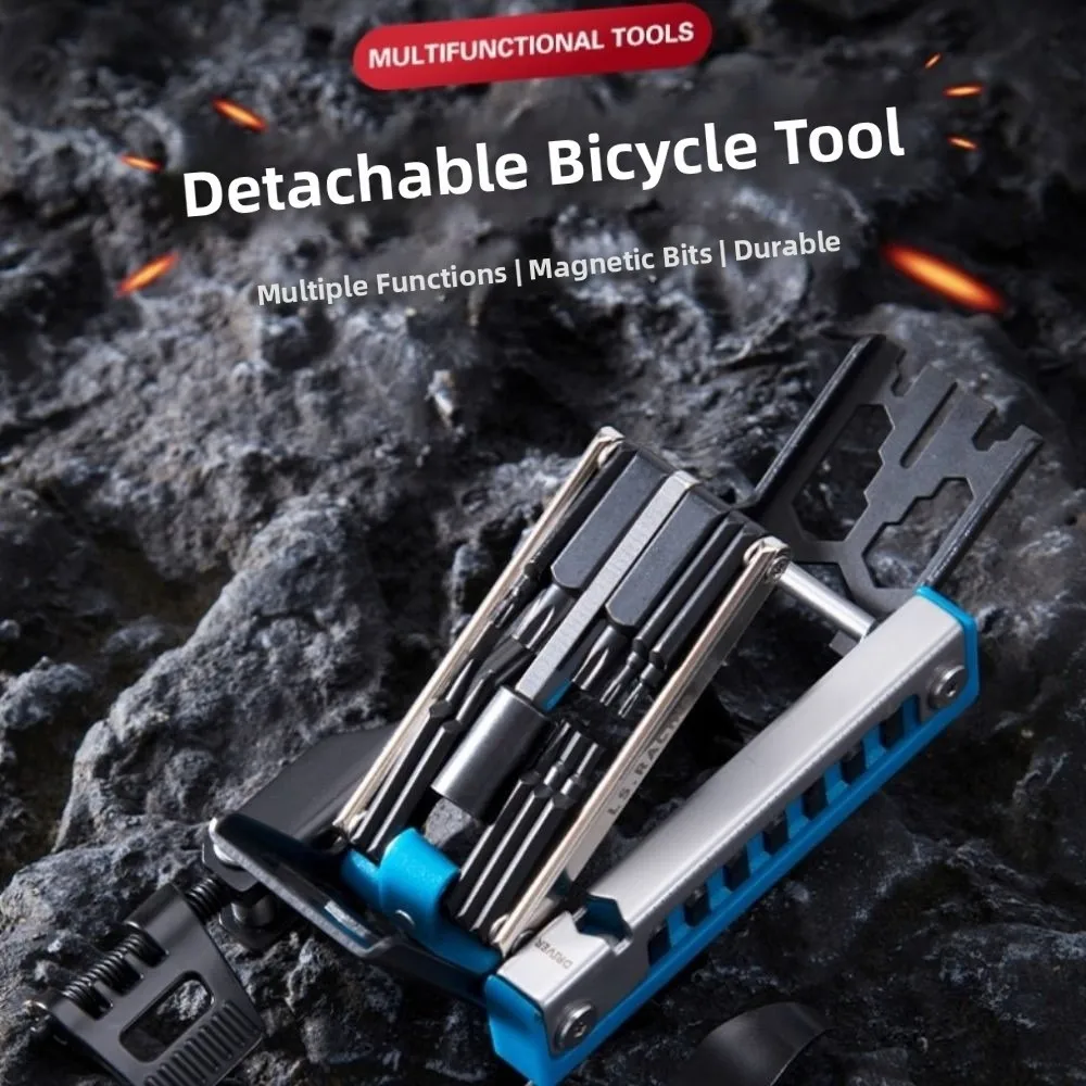 

38-in-1 Bicycle Repair Kit Portable Folding Detachable Tool Kit Furniture Repair Chain Cutter Bike Multi Tool Mountain Bike