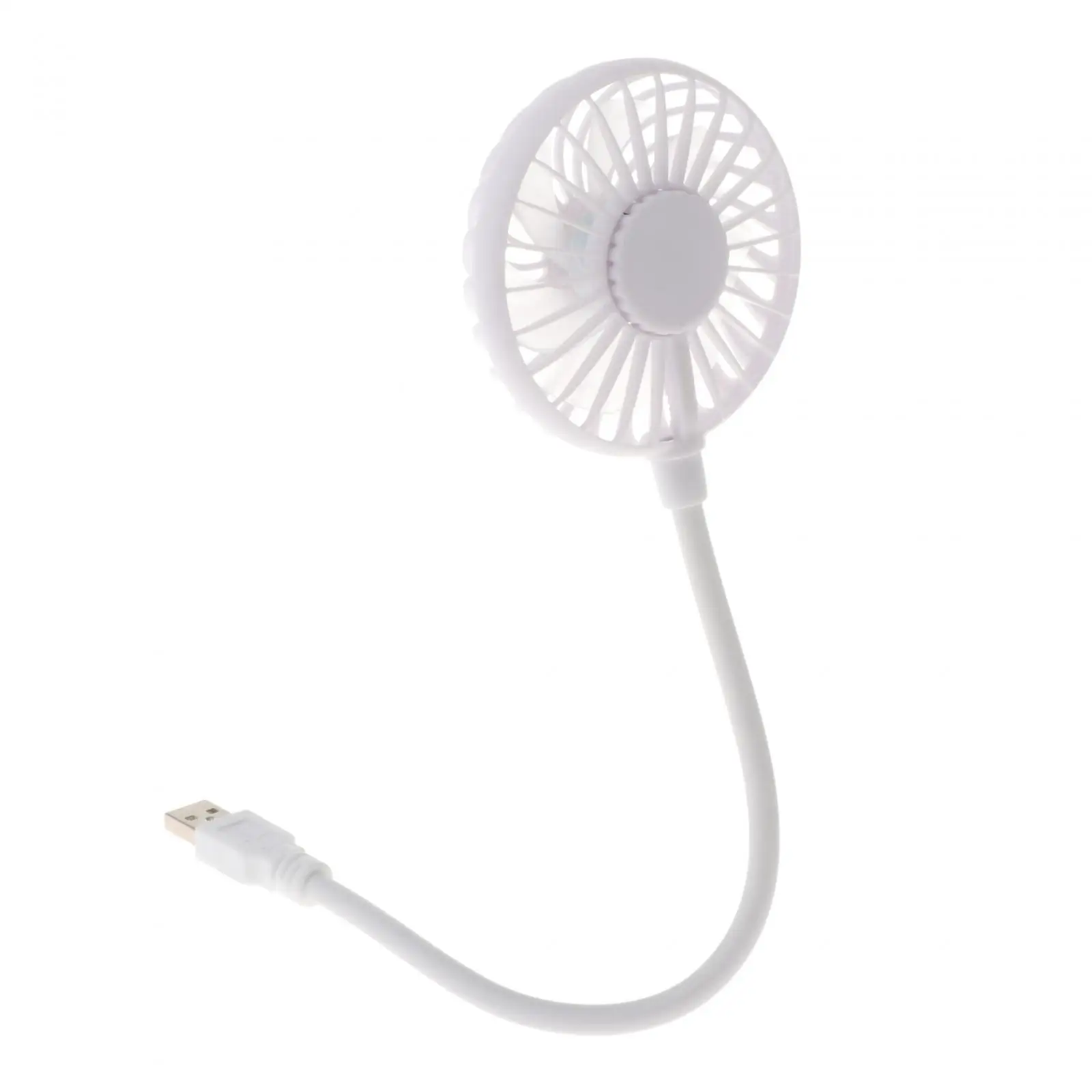 Portable USB Mini Fan Flexible Neck Small Personal Cooling Fan Desk Fan for Home Office Travel