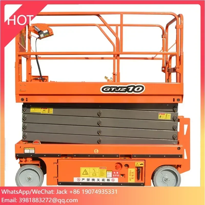 

Qiyun Kinglift 4M-16M Electric Towable Lift Table Cherry Picker Man Lifter Scissor Lift Cart Mobile Manual Hydraulic Aerial Lift