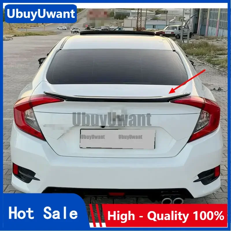 

Для Honda Civic 10-го поколения седан 2016 2017 2018 2019, спойлер багажника, автомобильный хвостовой ящик, накладка на крыло, детали кузова