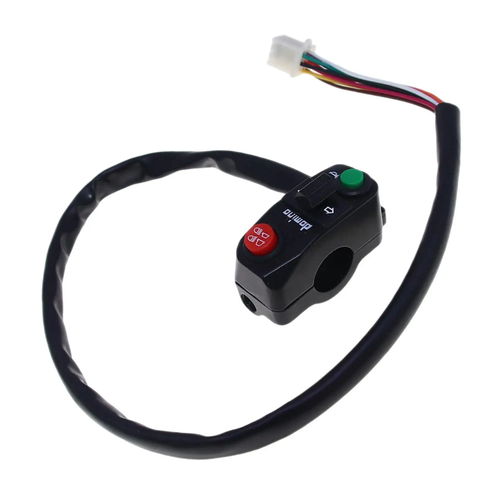 Motorcycle Handlebar Switch Replace Parts with Horn Convenient Black for 7/8