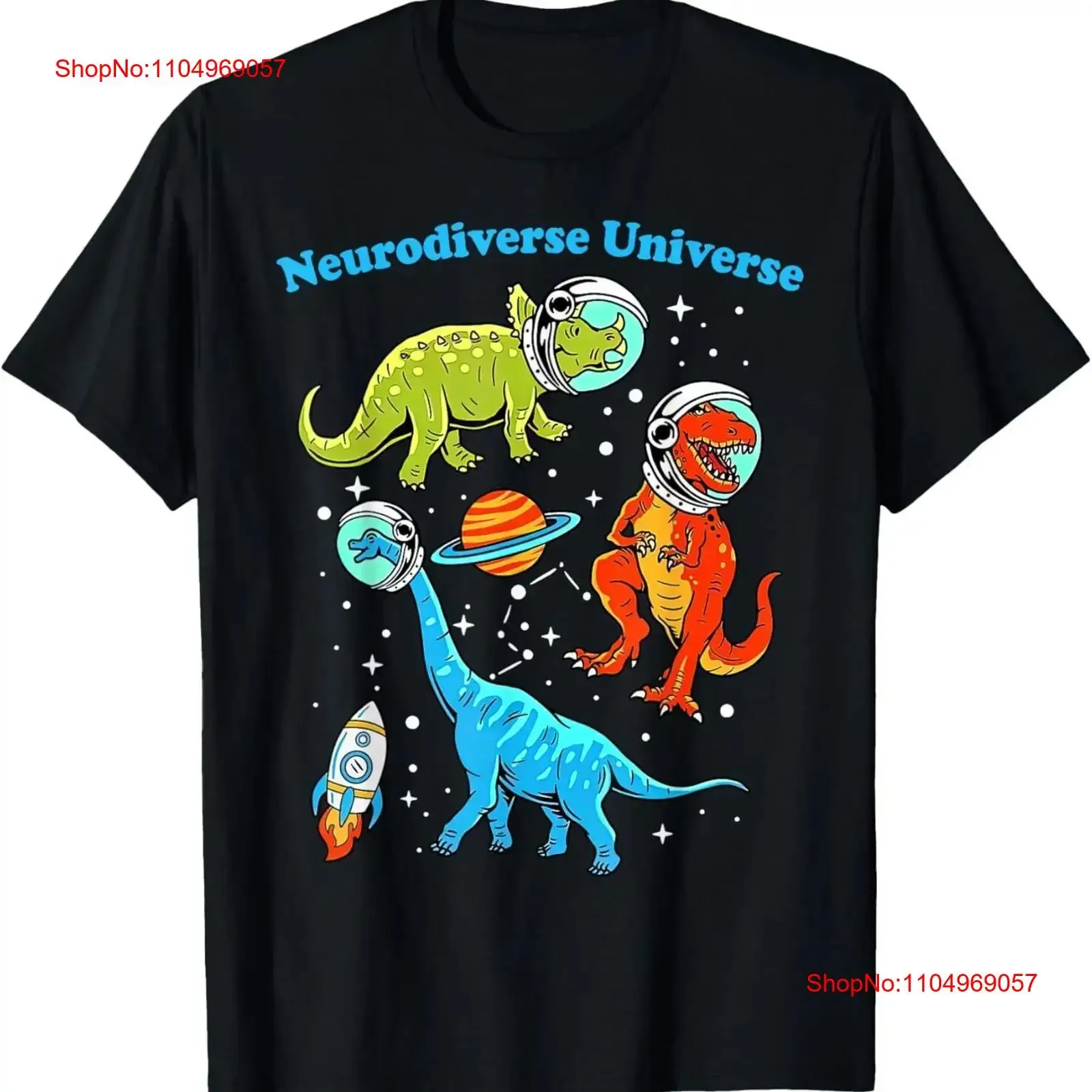 

Невродовская Вселенная Динозавры Космос СДВГ ASD Футболка с аутизмом винтажная стираная мужская футболка для повседневной носки