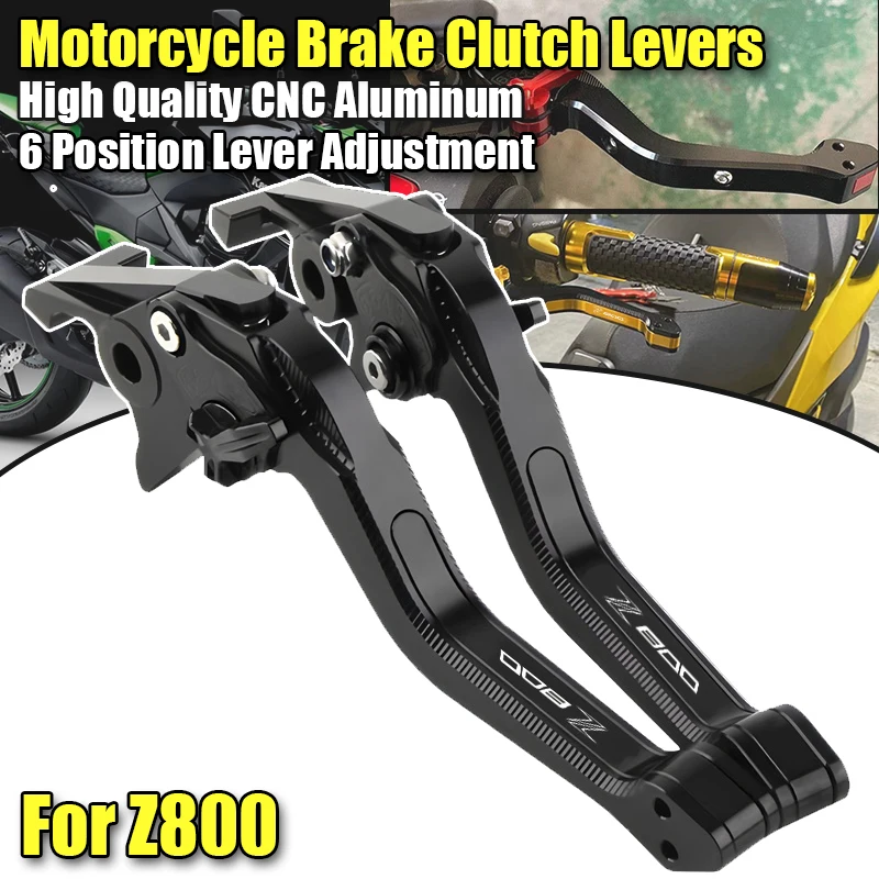 

For Z800 Z800e Z 800 E Version 2013 2014 2015 2016 2017 Motorcycle 3D Short Clutch Lever Brake Lever Handle Brake Clutch Levers
