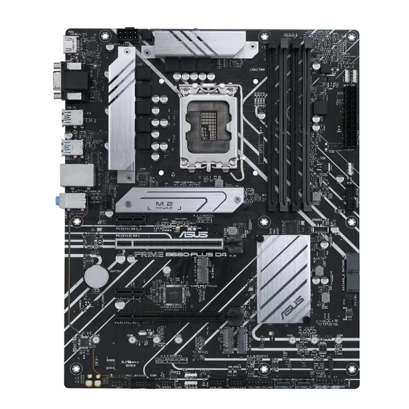 NEW For Asus PRIME B660-PLUS D4 Original Desktop For Intel B660 DDR4 Motherboard LGA 1700 Support 12400F 12400 i3 12100F