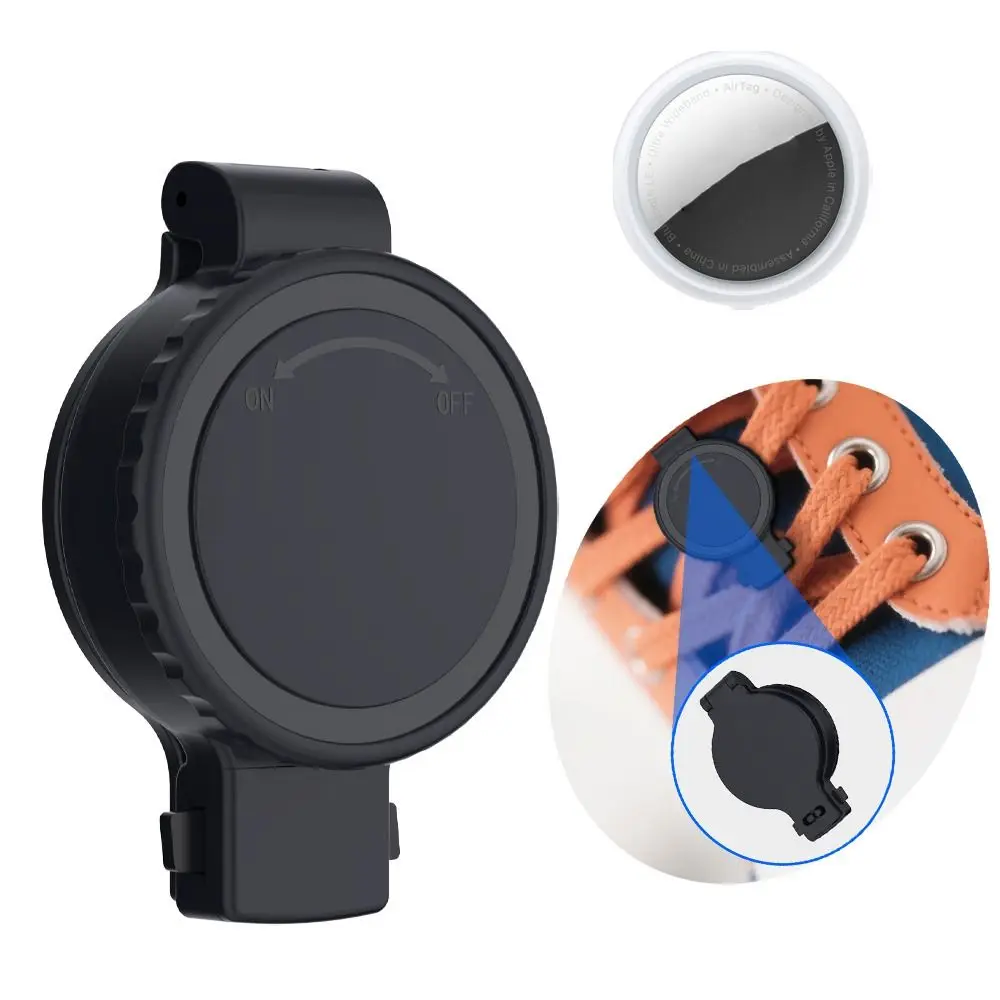 حافظة تتبع بمشبك الحذاء لرباط الحذاء مقاومة للصدمات ومضادة للماء وغطاء مضاد للضياع وواقي متين لعلامة AirTag #1