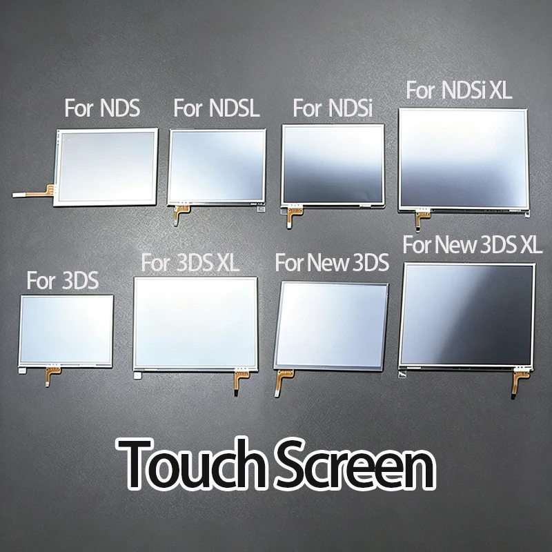 1Piece Glass Touch Screen Lens Digitizer Display Panel Replacement For NDS  NDSL NDSi XL LL For  3DS XL New 3DS XL LL