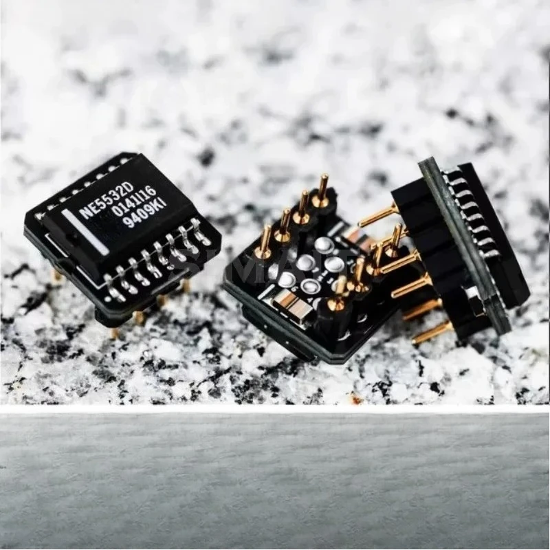 Dual Op-Amp NE5532D High-Fidelity Large Dynamic Sound SOIC-16 for Audio PCB Amp Upgrades