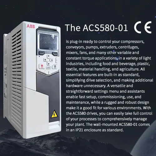 High Performance ABB 850 VfD Controller 0.75 Kw-500kw 380V AC Variable Frequency Drive Discount Three-Phase Frequency Converter