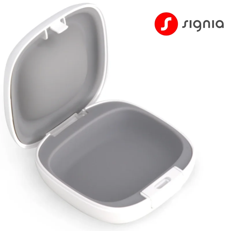 

Signia Hearing Aid Storage Case – Portable Shockproof Protective Cover, Essential Hearing Aid Accessory