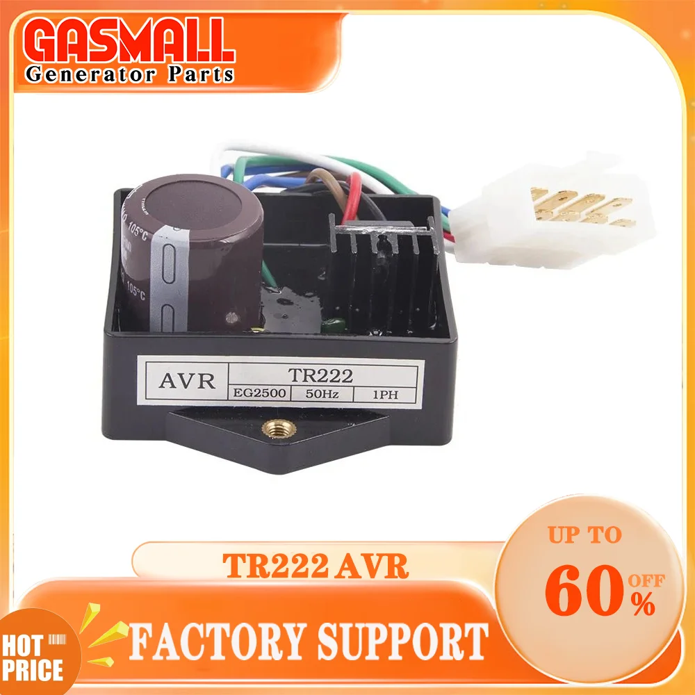 TR222 AVR Gasoline Generator Regulator Suitable for use with Honda Gasoline Generator EG2500 EG2200 EG1800 EG1400 50Hz 220V 8Wir