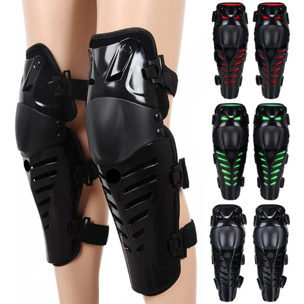 

Durable Motorcycle Knee Pads Breathable Comfortable Knee Protector Soft PE Material Riding Protective Gears MTB Riding