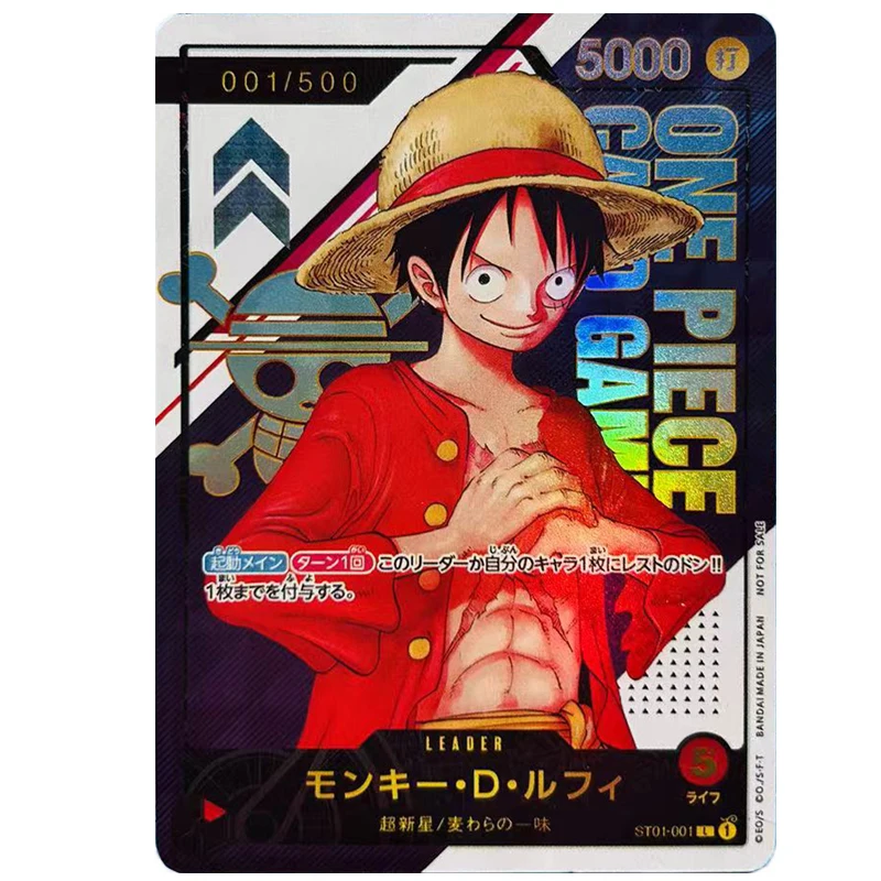 One Piece Cards DIY Luffy Hancock Perona Vivi Yamato Boy Anime Collectible Cards Birthday Christmas Gifts Shanks Rowe  Zoro