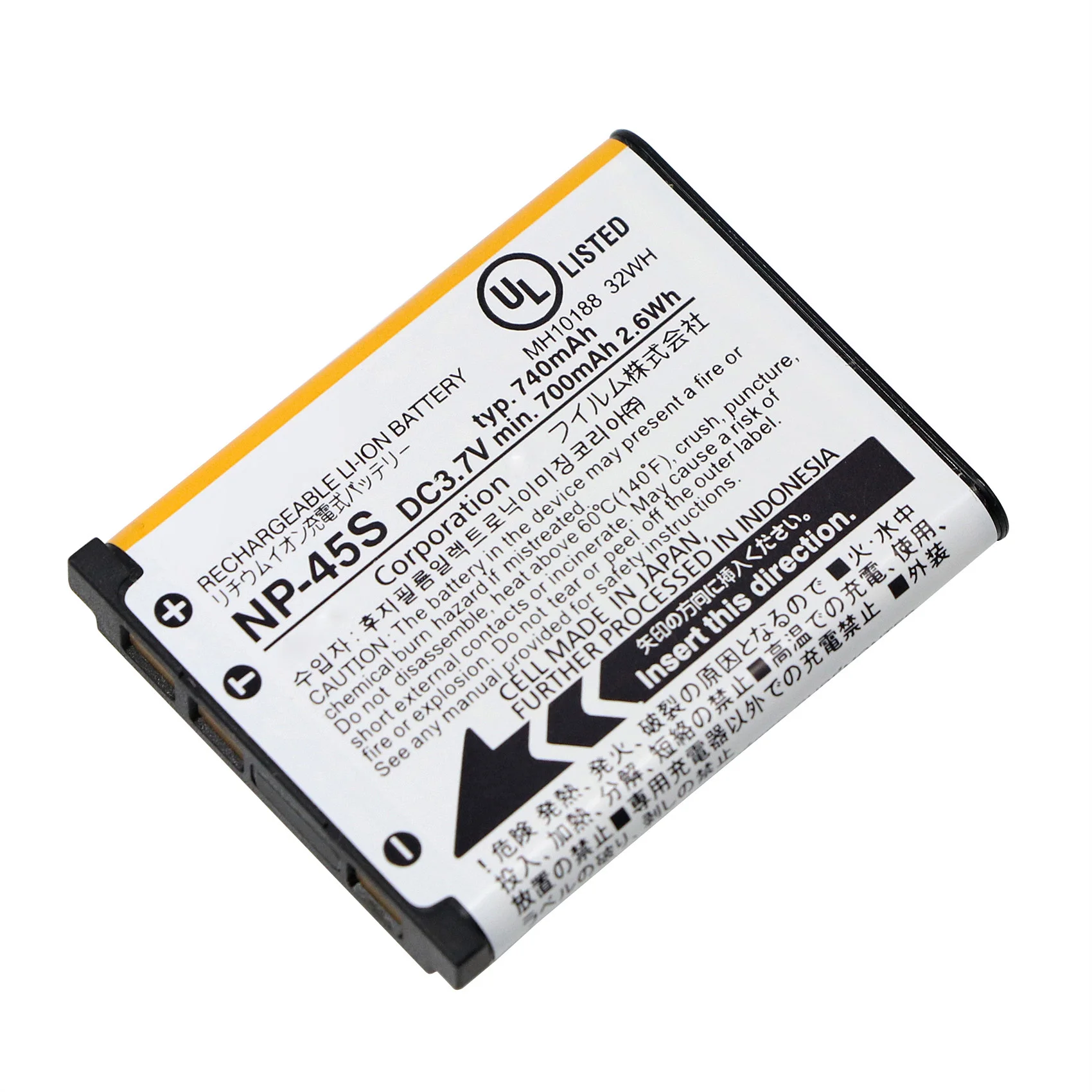 New Original NP-45S NP45S Replacement Battery For FUJIFILM NP-45A NP-45B NP-45 XP10 XP11 J38 Z70 Z35 J40 J20 Batteries