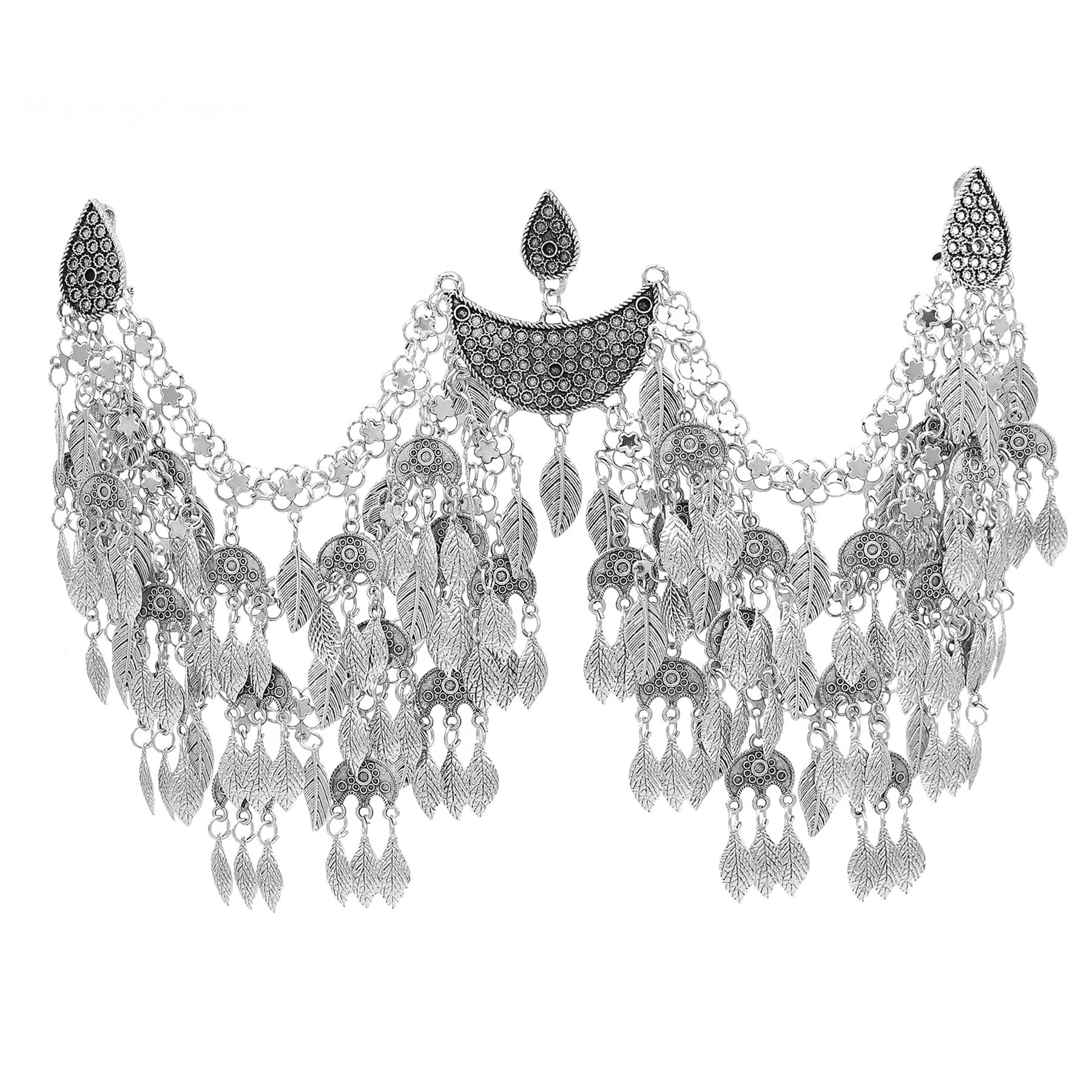 Gypsy Afghanischen Vintage Metall DIY Zubehör für Kopf Ketten Stirnbänder Bauch Ketten Frauen Weibliche Tanz Hochzeit Partei Schmuck Geschenk