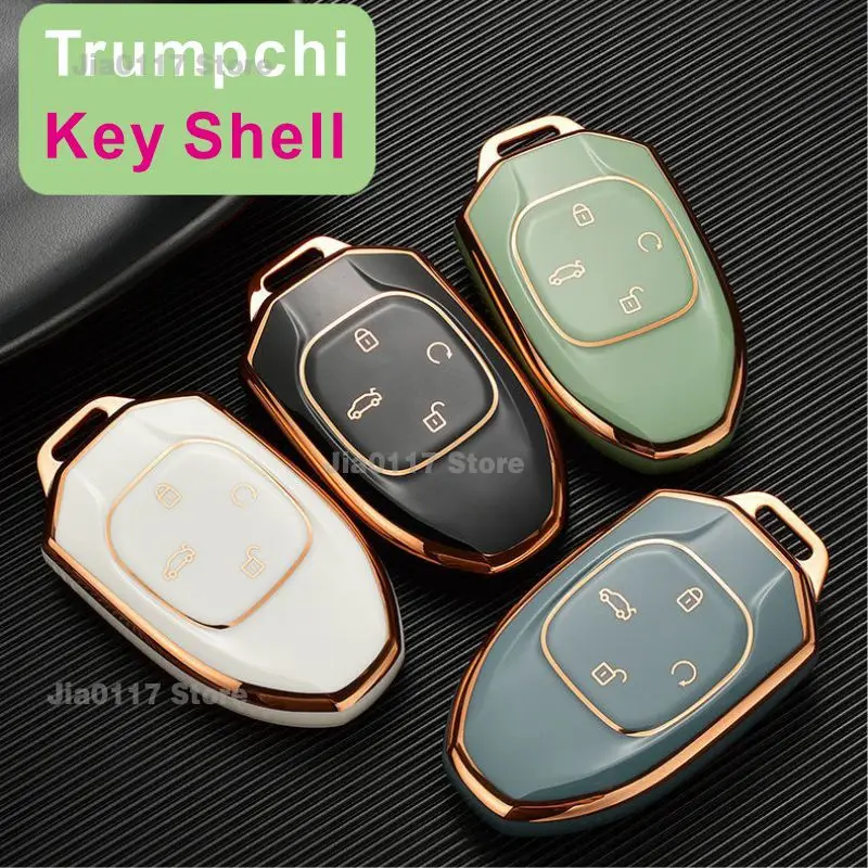 LLavero de coche para Trumpchi GAC Emzoom GS3 GS4 Empow Emkoo funda de silicona TPU carcasa de llave