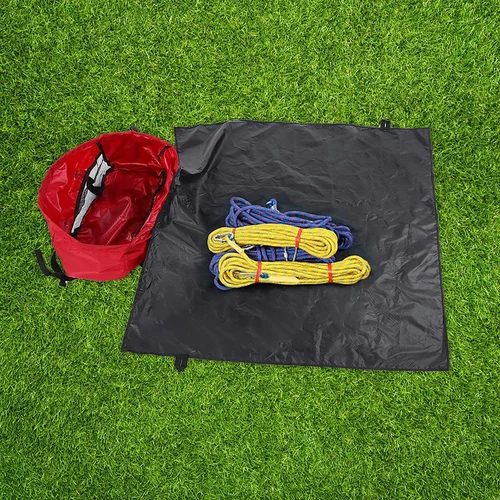 Imagen 2 del producto Bolsa de escalada para acampar al aire libre, bolsa de senderismo, Kit de cuerda de escalada en roca, correa de hombro plegable para acampar al aire libre, senderismo