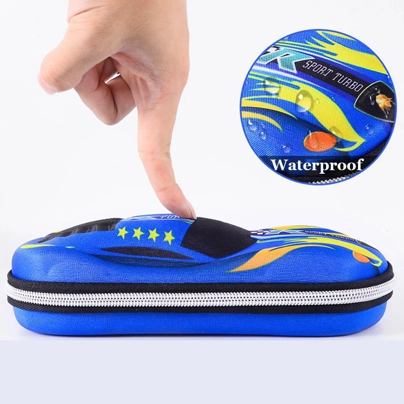 Pencil Case，Pen Box，Stationery Box Storage，Exquisite Three-dimensional Pattern Pen Box，Cute Car Shape Student Pencil Case