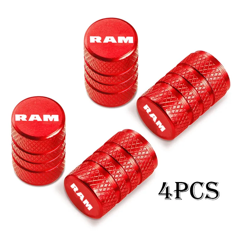 For Dodge Ram 1500 2500 3500 Accessories Car Styling Car Wheel Tire Valve Caps Tyre Stem Covers Airdust Waterproof