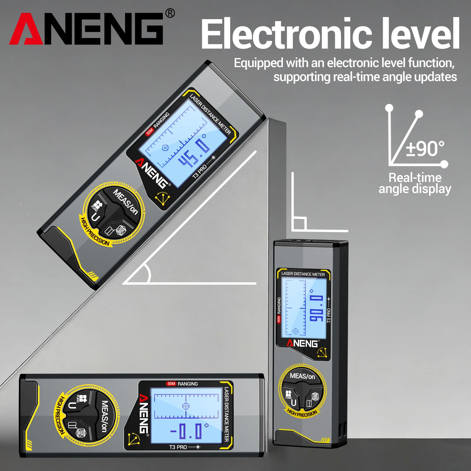 ANENG 레이저 거리측정기 30/50M 레이저 거리측 - Industrial Laser Rangefinder 리뷰 및 가격